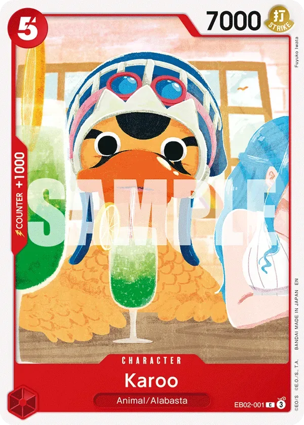Karoo #EB02-001 Anime 25th Collection One Piece card