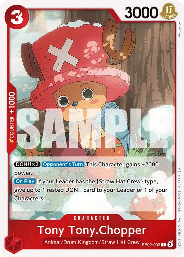 Tony Tony.Chopper #EB02-003 Anime 25th Collection One Piece card