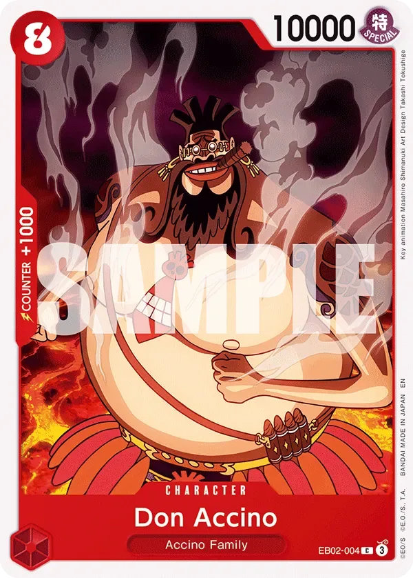 Don Accino #EB02-004 Anime 25th Collection One Piece card