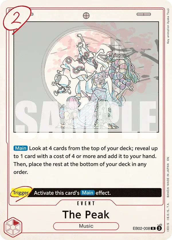The Peak #EB02-008 Anime 25th Collection One Piece card