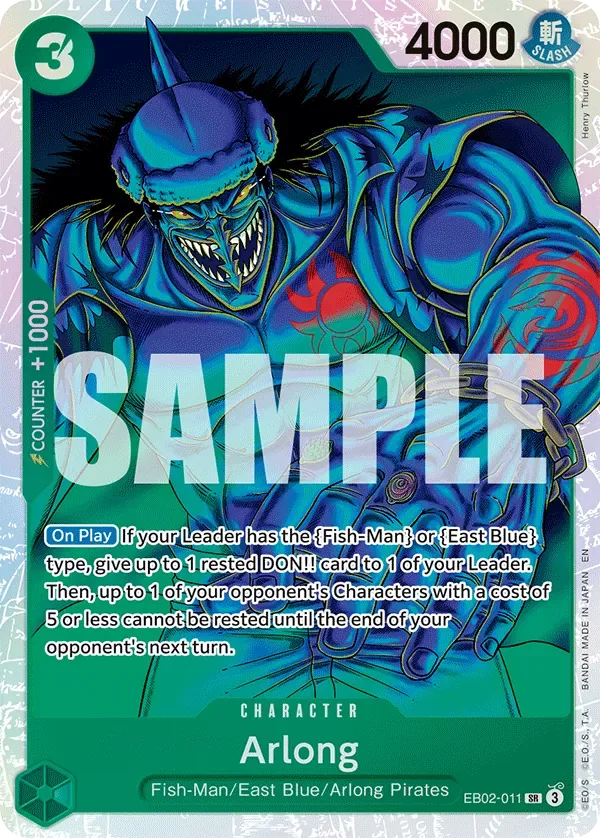 Arlong #EB02-011 Anime 25th Collection One Piece card