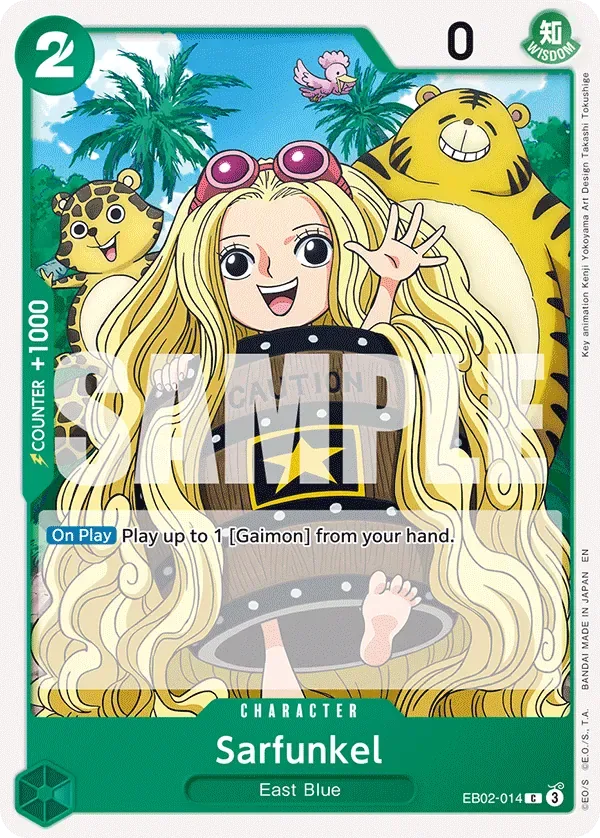 Sarfunkel #EB02-014 Anime 25th Collection One Piece card