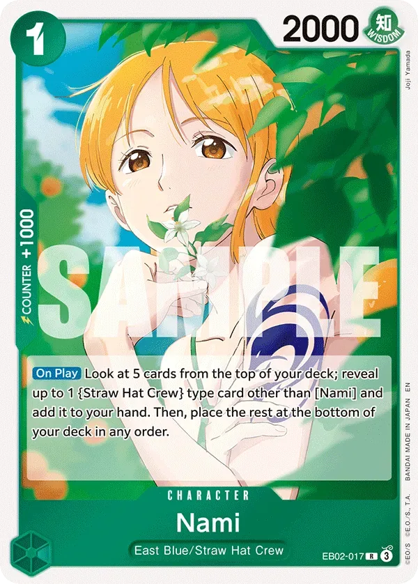 Nami #EB02-017 Anime 25th Collection One Piece card