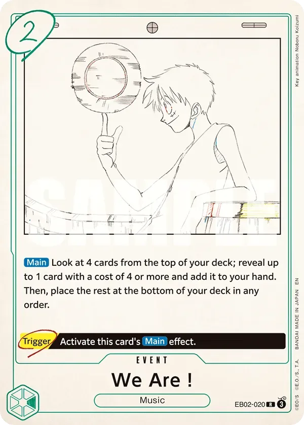 We Are! #EB02-020 Anime 25th Collection One Piece card