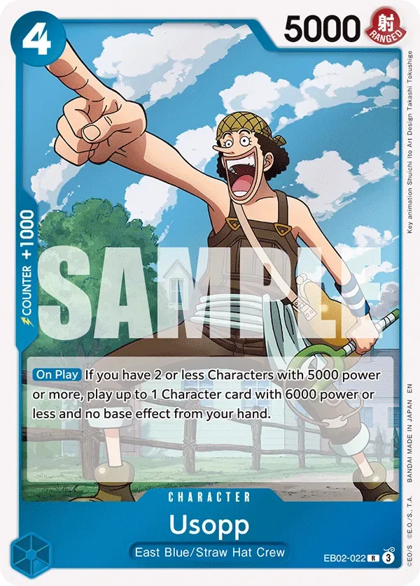 Usopp #EB02-022 Anime 25th Collection One Piece card