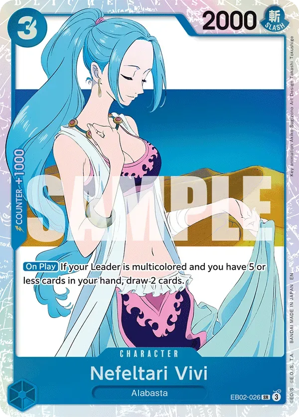 Nefeltari Vivi #EB02-026 Anime 25th Collection One Piece card