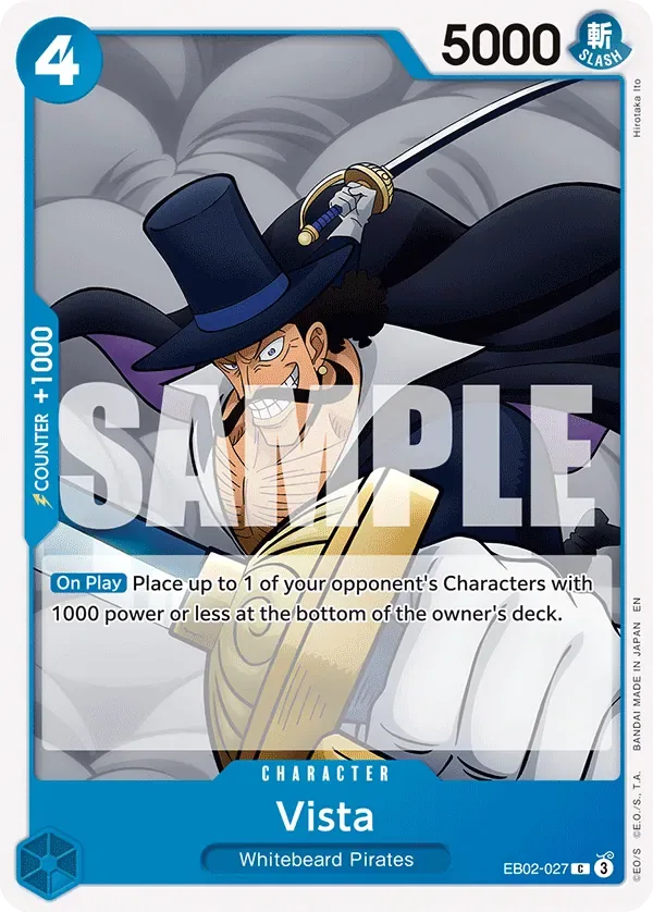 Vista #EB02-027 Anime 25th Collection One Piece card