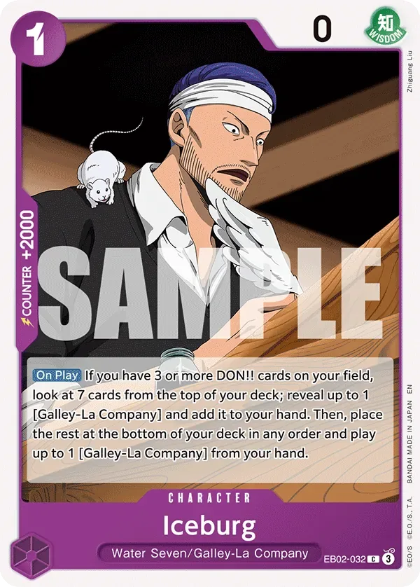 Iceburg #EB02-032 Anime 25th Collection One Piece card