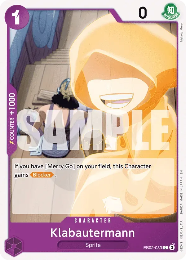 Klabautermann #EB02-033 Anime 25th Collection One Piece card