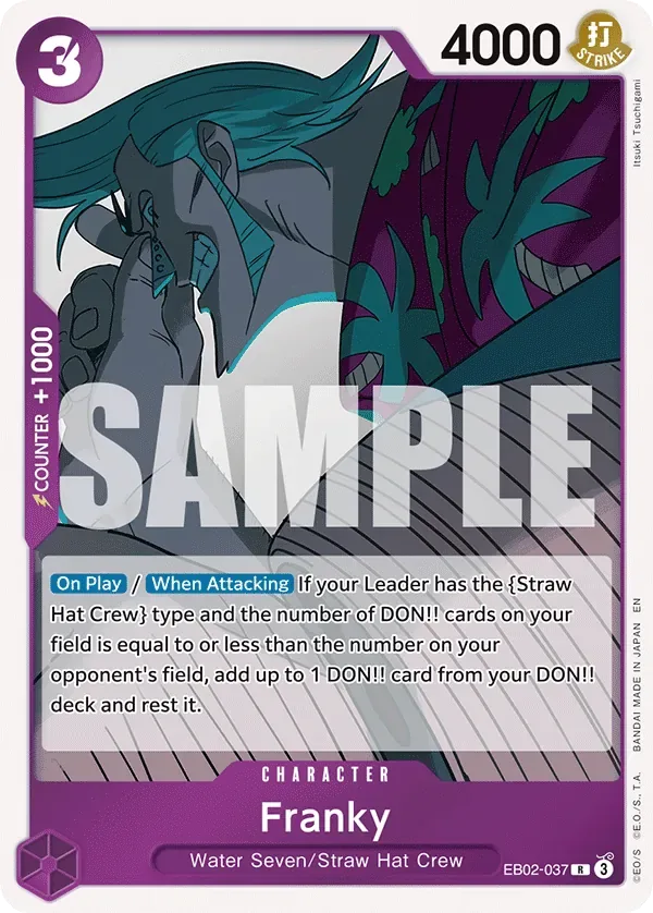 Franky #EB02-037 Anime 25th Collection One Piece card