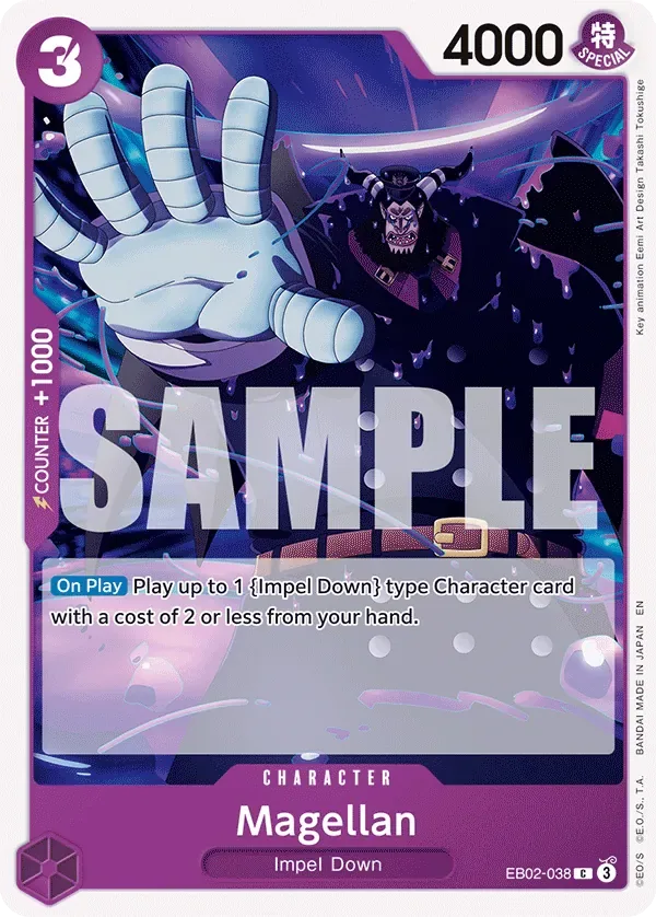 Magellan #EB02-038 Anime 25th Collection One Piece card