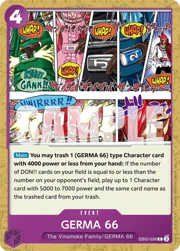 GERMA 66 #EB02-039 Anime 25th Collection One Piece card