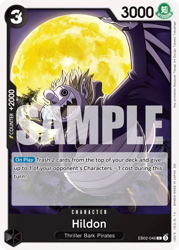 Hildon #EB02-046 Anime 25th Collection One Piece card