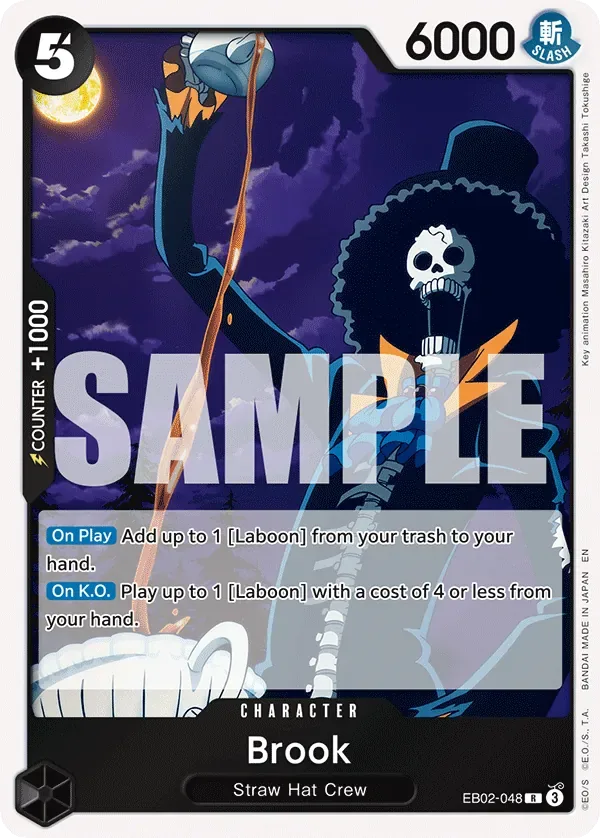 Brook #EB02-048 Anime 25th Collection One Piece card