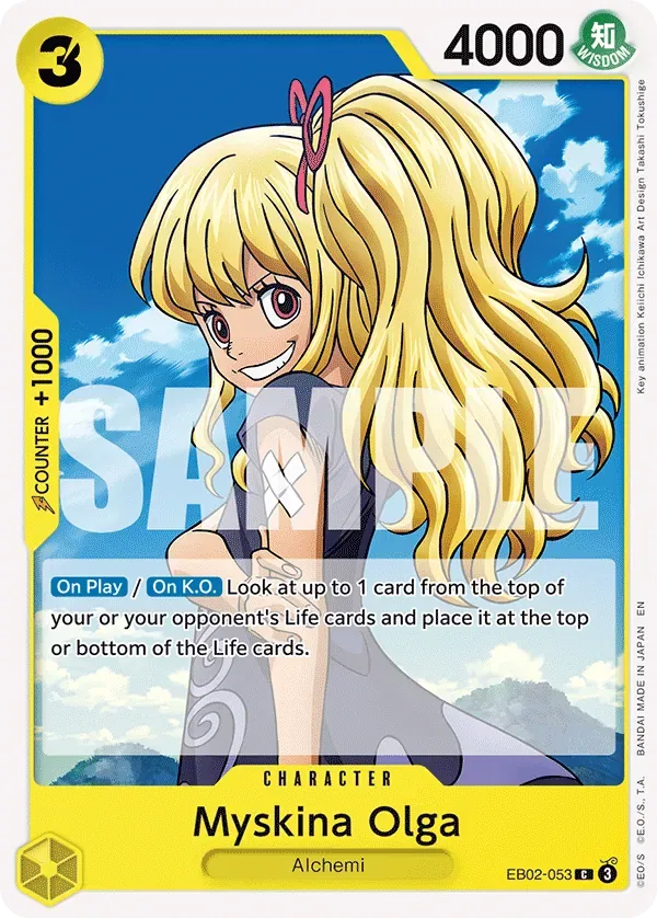 Myskina Olga #EB02-053 Anime 25th Collection One Piece card