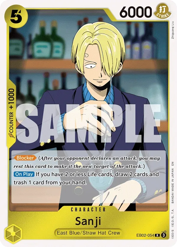 Sanji #EB02-054 Anime 25th Collection One Piece card