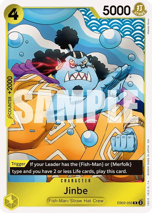 Jinbe #EB02-055 Anime 25th Collection One Piece card