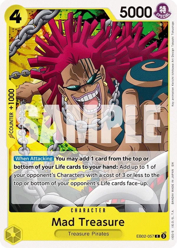 Mad Treasure #EB02-057 Anime 25th Collection One Piece card