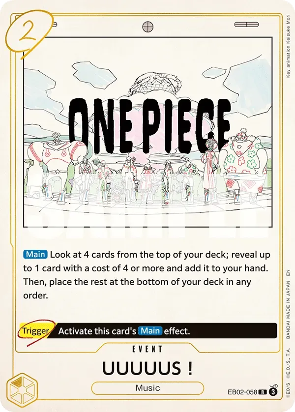 UUUUUS! #EB02-058 Anime 25th Collection One Piece card