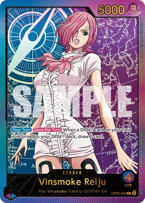 Vinsmoke Reiju #OP06-042 Anime 25th Collection One Piece card
