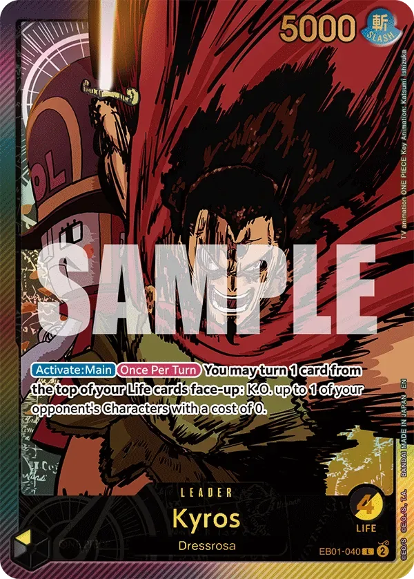 Kyros #EB01-040 Anime 25th Collection One Piece card
