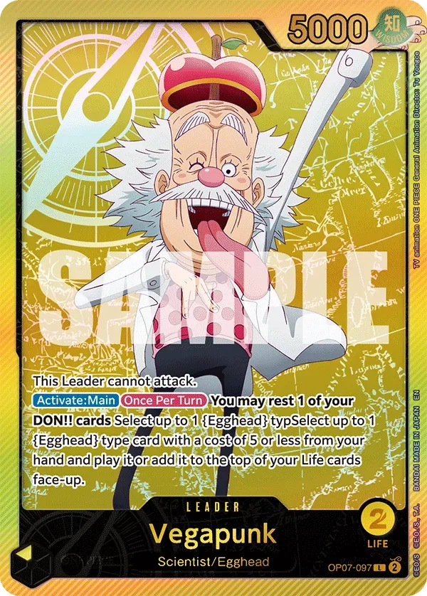 Vegapunk #OP07-097 Anime 25th Collection One Piece card