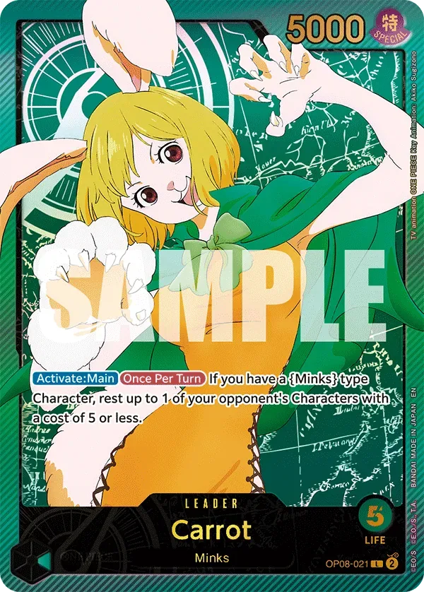 Carrot #OP08-021 Anime 25th Collection One Piece card