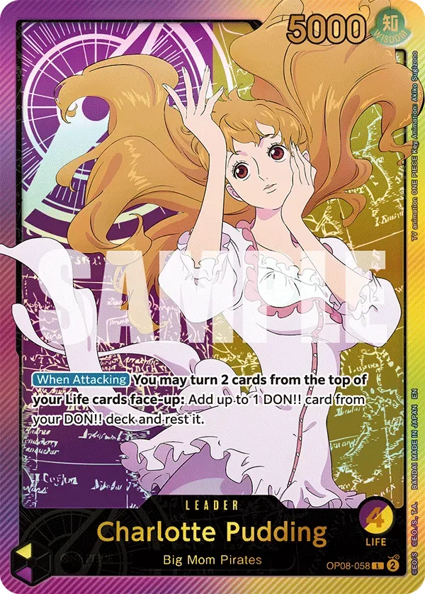 Charlotte Pudding #OP08-058 Anime 25th Collection One Piece card