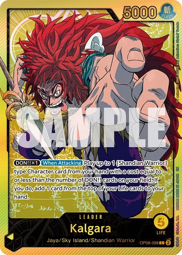Kalgara #OP08-098 Anime 25th Collection One Piece card