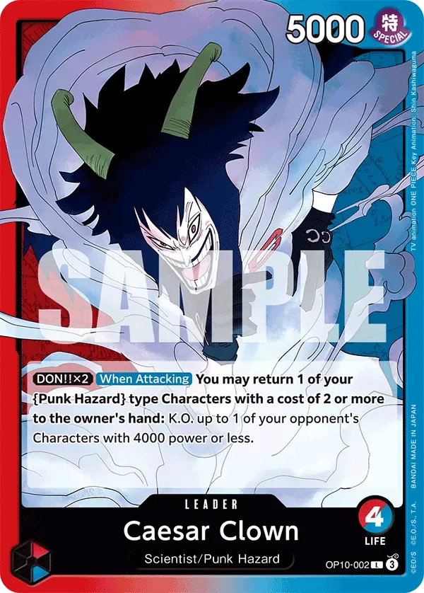 Caesar Clown #OP10-002 Royal Blood One Piece card