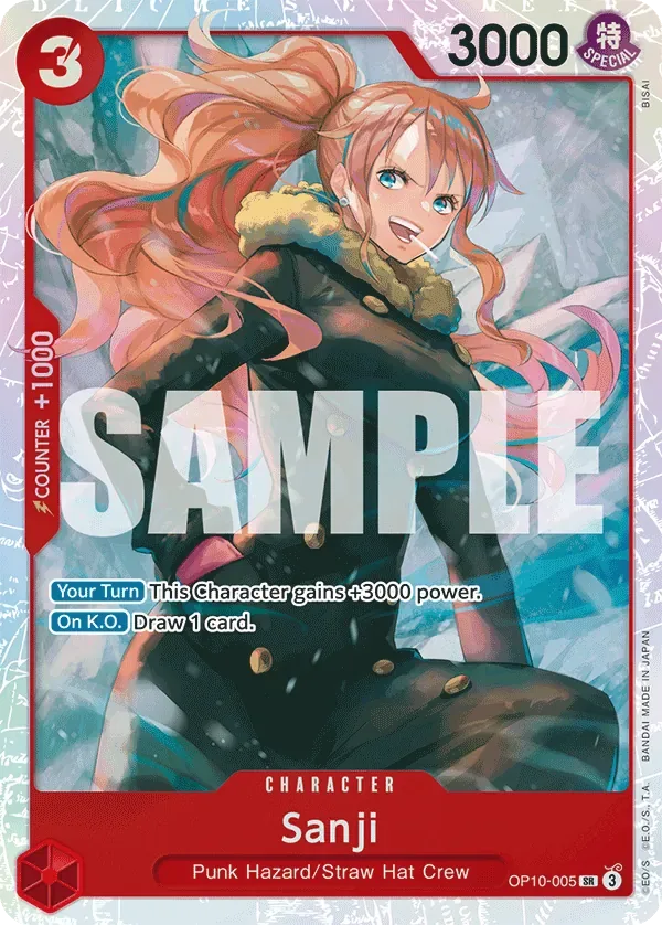 Sanji #OP10-005 Royal Blood One Piece card