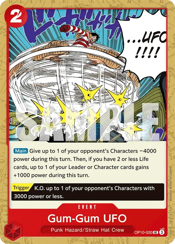 Gum-Gum UFO #OP10-020 Royal Blood One Piece card