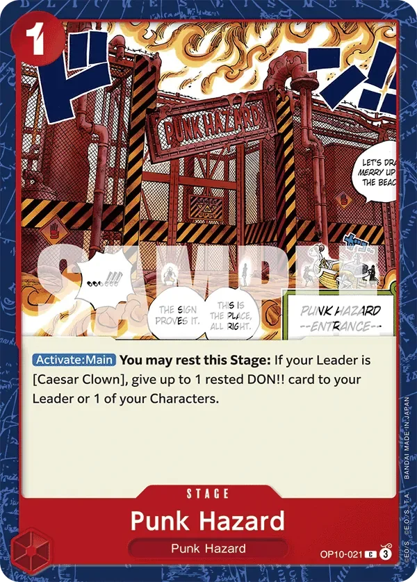 Punk Hazard #OP10-021 Royal Blood One Piece card