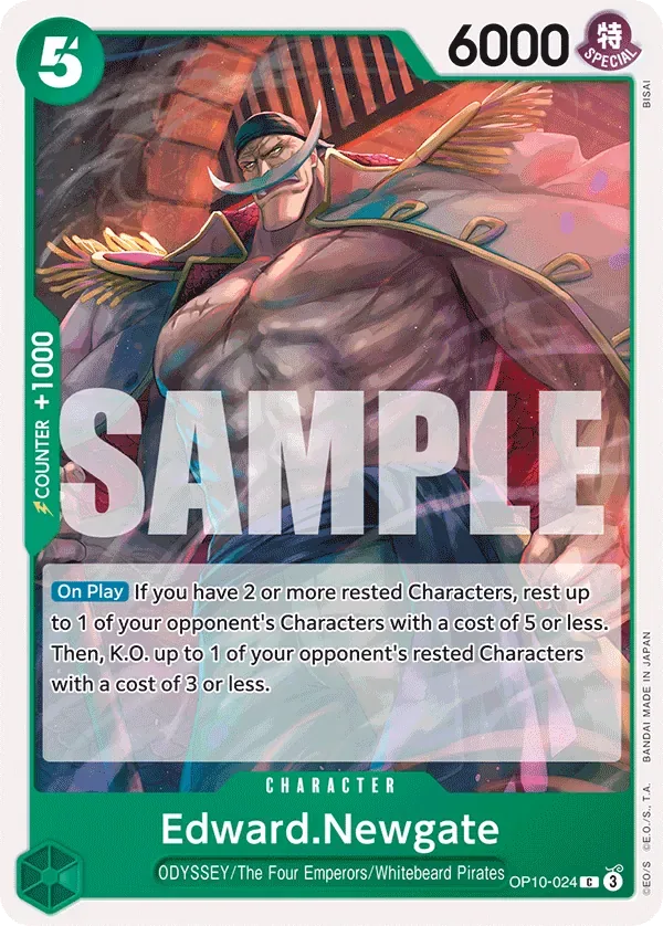 Edward.Newgate #OP10-024 Royal Blood One Piece card