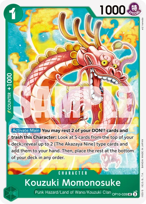Kouzuki Momonosuke #OP10-028 Royal Blood One Piece card