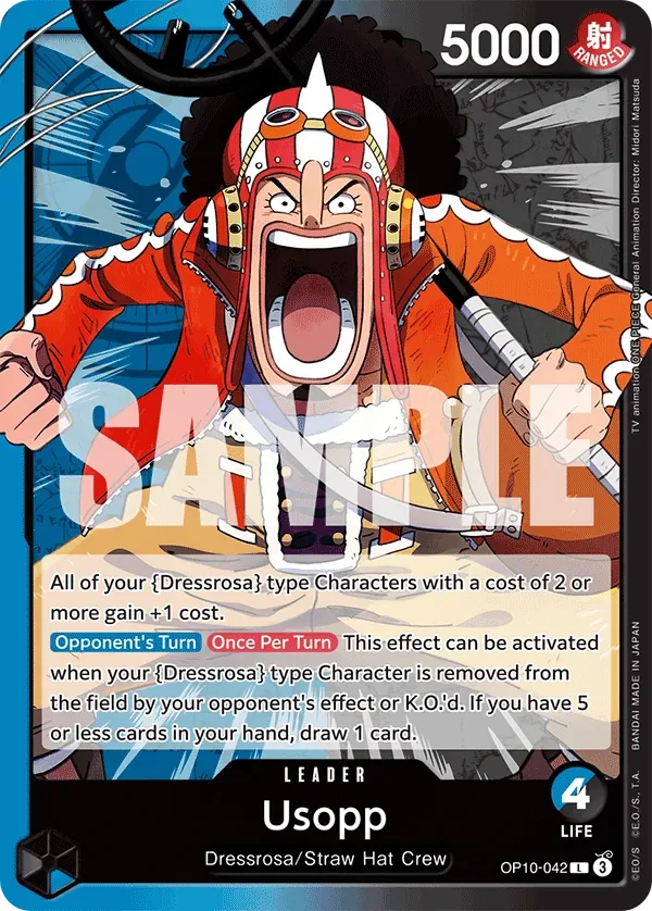 Usopp #OP10-042 Royal Blood One Piece card