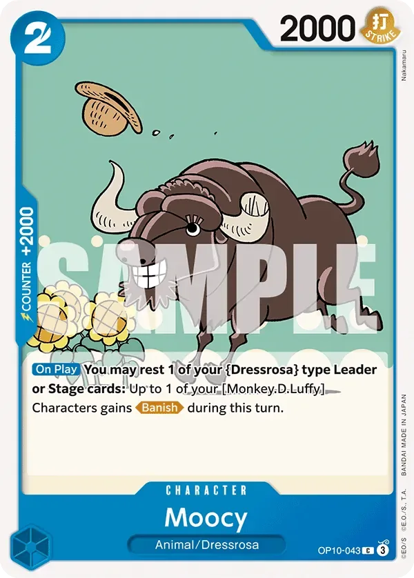 Moocy #OP10-043 Royal Blood One Piece card