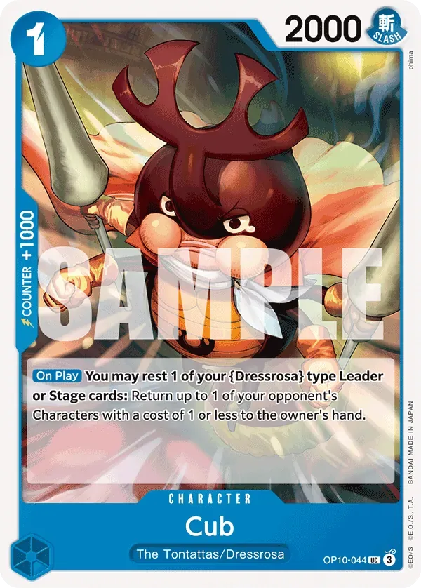 Cub #OP10-044 Royal Blood One Piece card