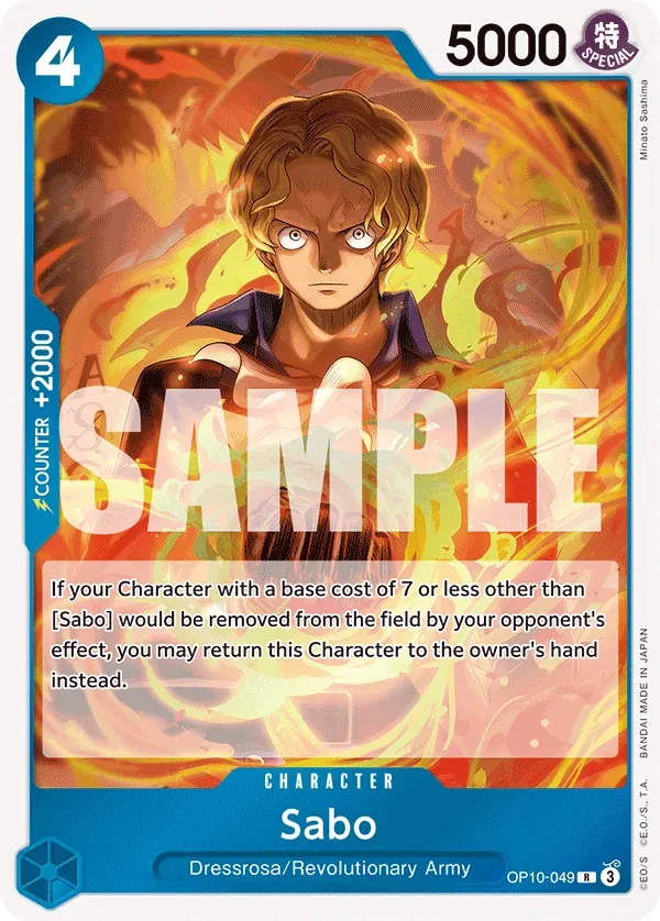 Sabo #OP10-049 Royal Blood One Piece card