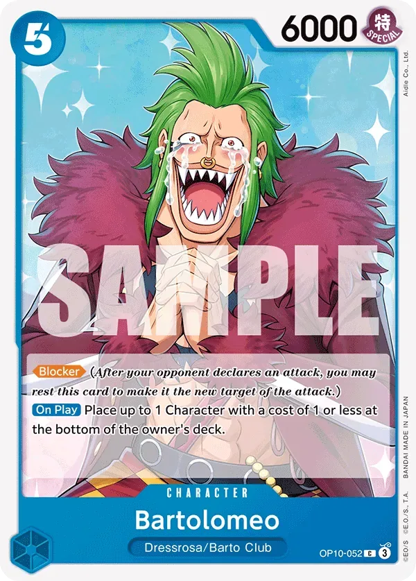 Bartolomeo #OP10-052 Royal Blood One Piece card
