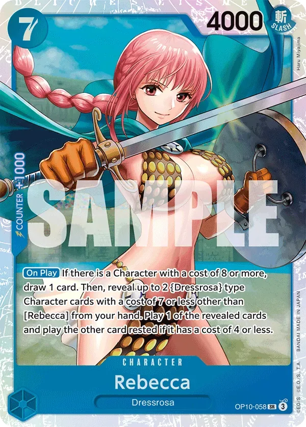 Rebecca #OP10-058 Royal Blood One Piece card