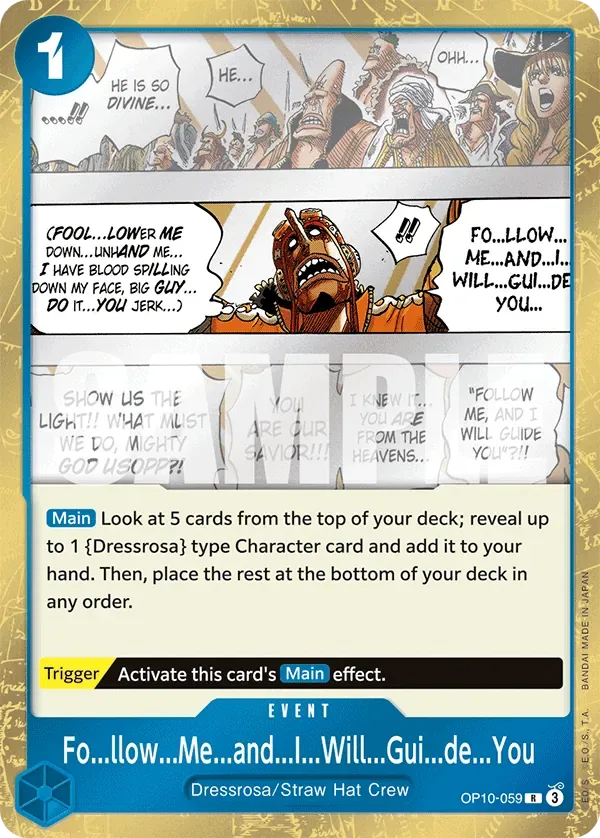 Fo...llow...Me...and...I...Will...Gui...de...You #OP10-059 Royal Blood One Piece card