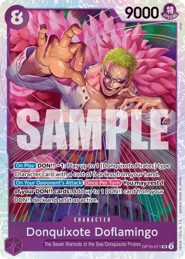 Donquixote Doflamingo #OP10-071 Royal Blood One Piece card