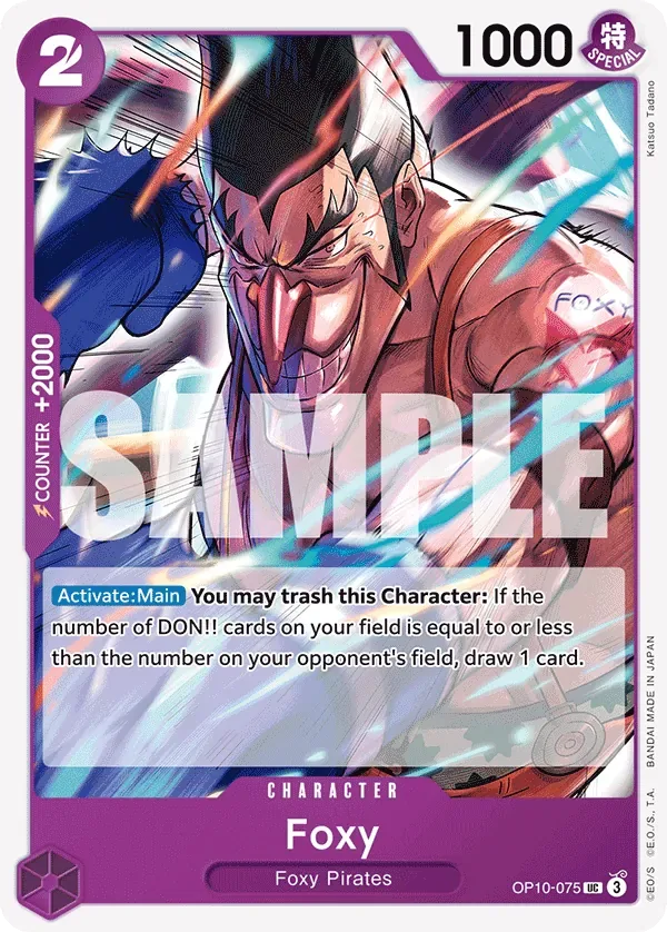Foxy #OP10-075 Royal Blood One Piece card