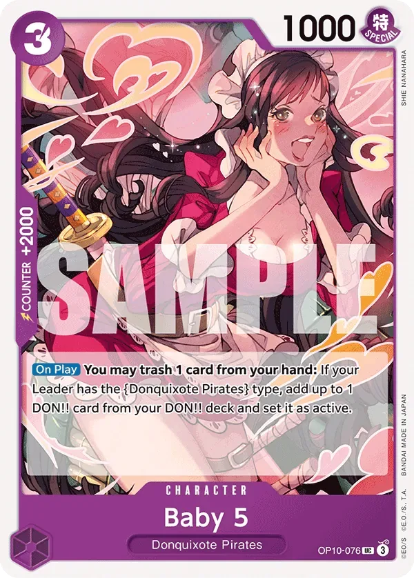 Baby 5 #OP10-076 Royal Blood One Piece card