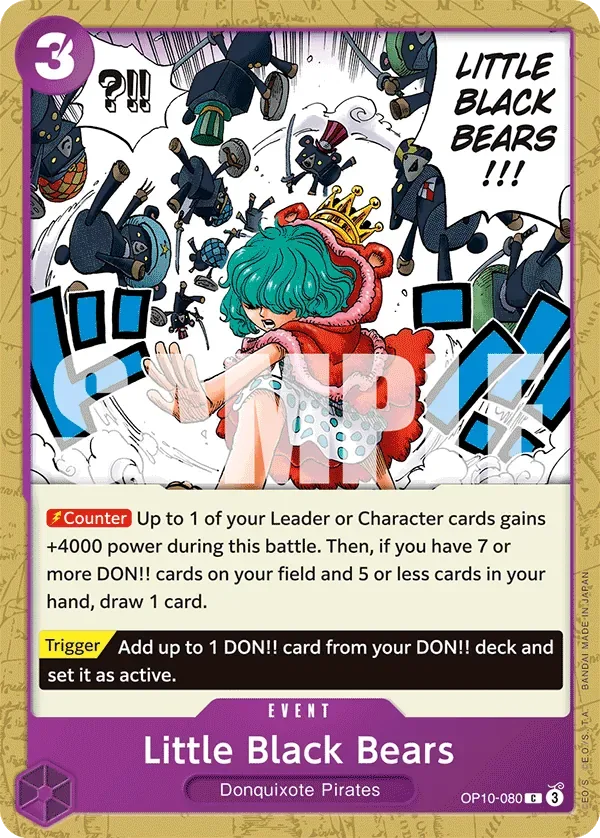 Little Black Bears #OP10-080 Royal Blood One Piece card