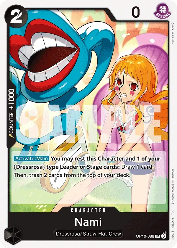 Nami #OP10-088 Royal Blood One Piece card