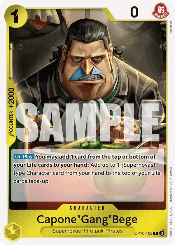 Capone"Gang"Bege #OP10-103 Royal Blood One Piece card