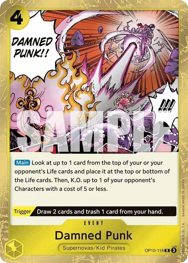 Damned Punk #OP10-116 Royal Blood One Piece card