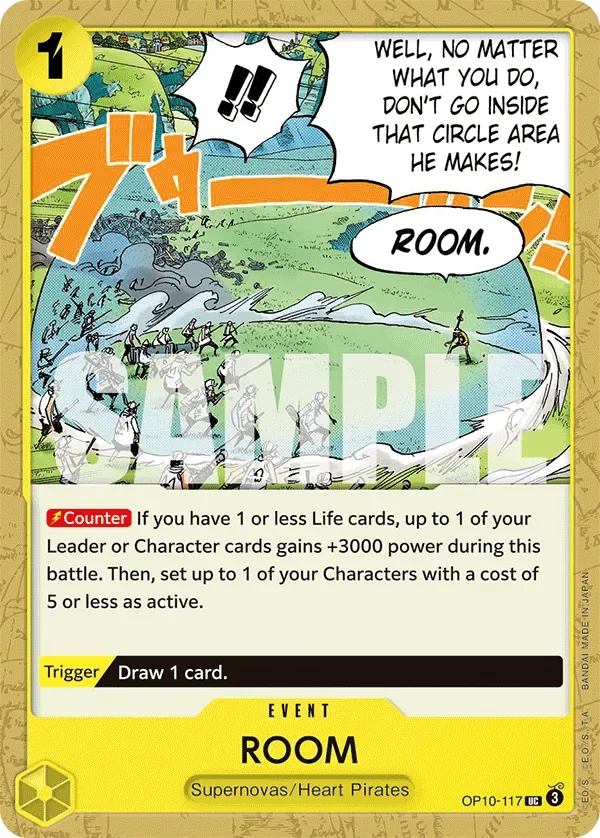 ROOM #OP10-117 Royal Blood One Piece card